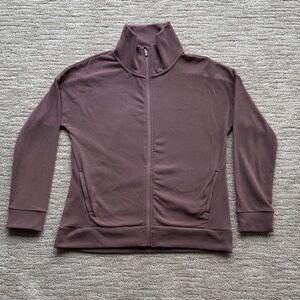 Mondetta Women's Mauve Fleece Zip-Up